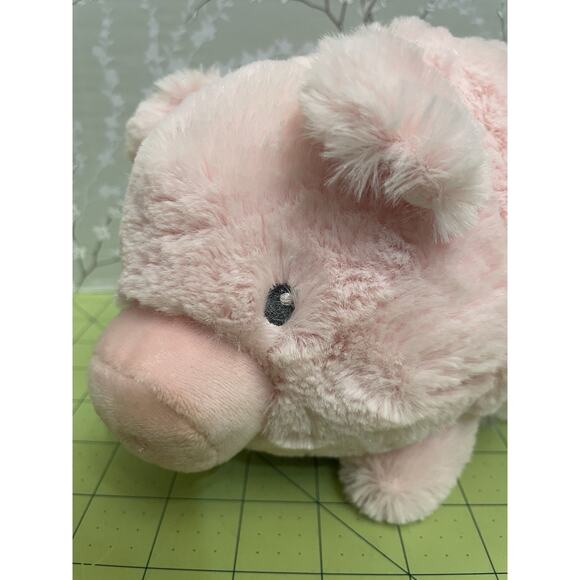 Pink Pig Baby Lovey Carters Plush Soft Eyes Farm Petting Zoo Soft Stuffed Animal - Picture 6 of 12